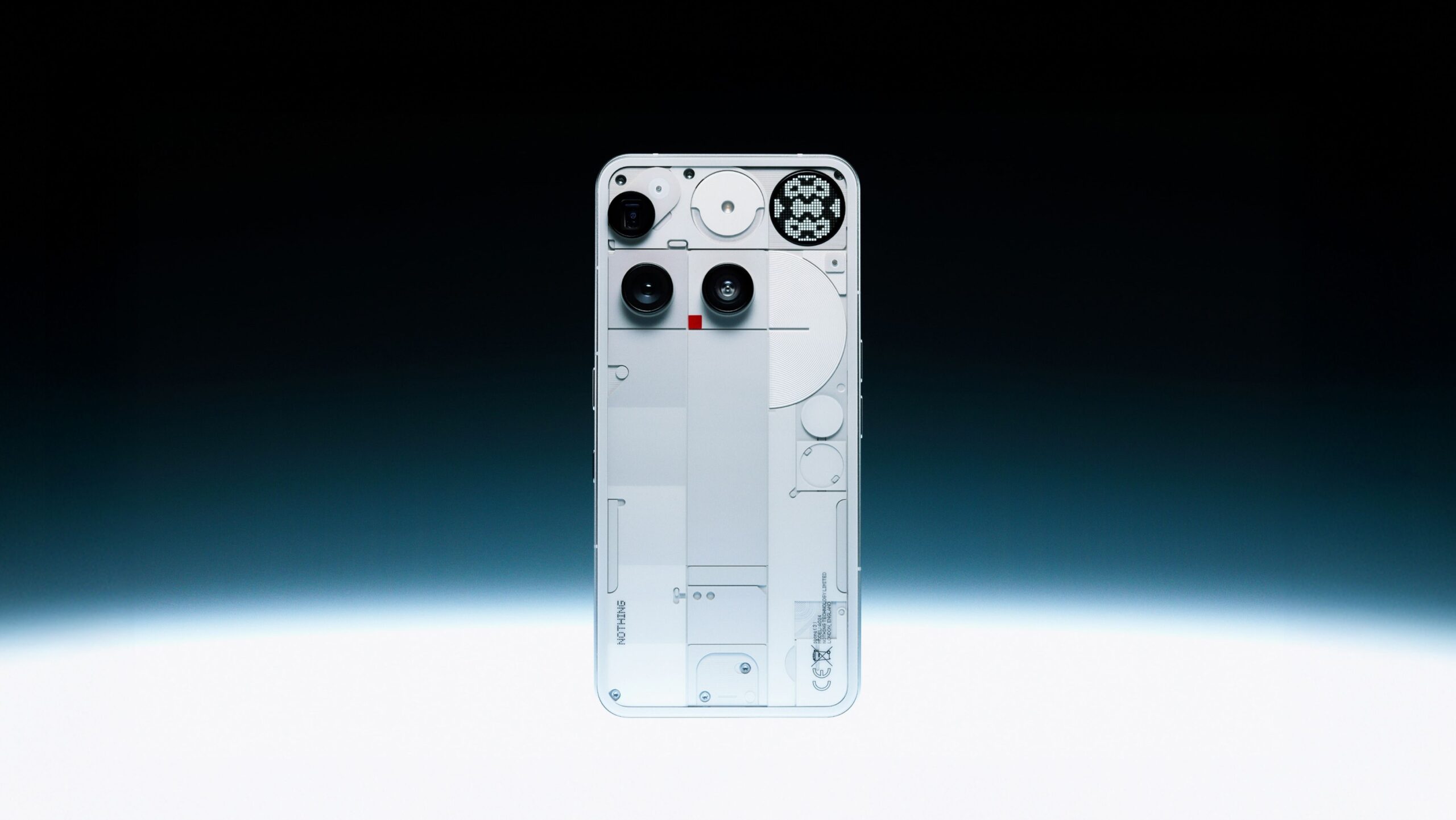 Nothing Phone 3 Transparent Back with Glyph Lights