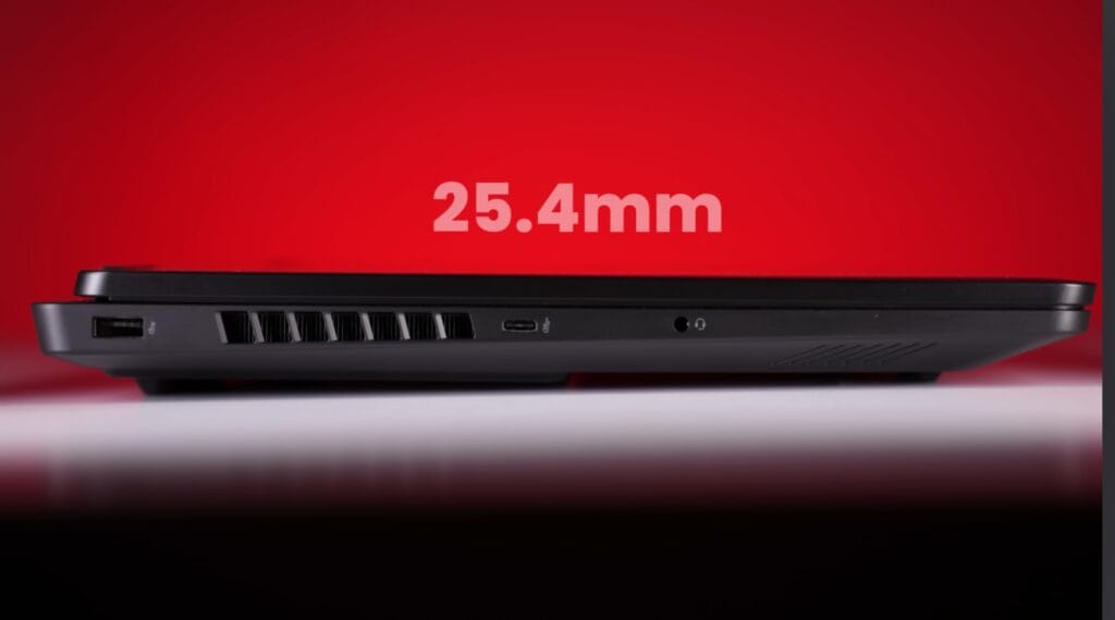 hp Omen 25.4mm thick