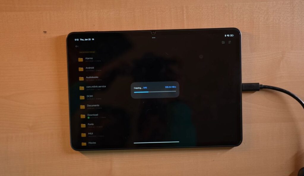 Xiaomi pad 7 connect with cable