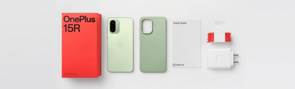 One Plus 15R box content
