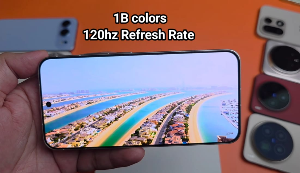 The Vivo S50 Pro/ Vivo X300 FE 6.31-inch LTPO AMOLED panel features a sharp 1.5K resolution, making text crisp and images vibrant. 