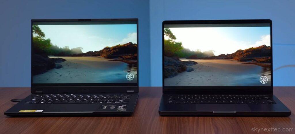 Asus TUF A14 vs MacBook Pro M5 display Quality.